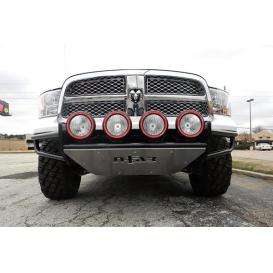 n-FAB RSP Gloss Black Front Pre-Runner Bumper with Multi-Mount For Four 9" Lights