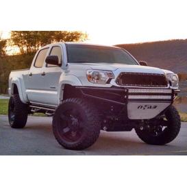 n-FAB RSP Gloss Black Front Pre-Runner Bumper with Mount For Two Rigid 38" Light Bars