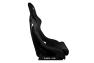 NRG Innovations Large Bucket Racing Seat in Black Fabric and Suede Lining with Mutli-Color Pattern Stitching - NRG Innovations FRP-300-MGEO-BK