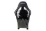 NRG Innovations Medium FRP Bucket Racing Seat in Black Fabric with Leather Lining - NRG Innovations FRP-330