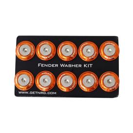 NRG Innovations Orange Fender Washer Dress Up Kit