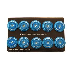NRG Innovations Blue Fender Washer Dress Up Kit
