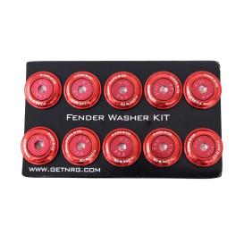 NRG Innovations Red Fender Washer Dress Up Kit