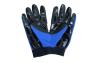 NRG Innovations Signature Series Anti-Slip Blue Mechanic Gloves (L) - NRG Innovations GS-200BL-L
