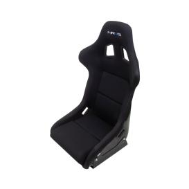 NRG Innovations Medium Carbon Fiber Bucket Racing Seat in Black Cloth with Suede Lining