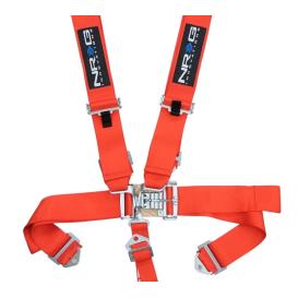 NRG Innovations SFI Approved Red 5-Point Racing Seat Belt Harness