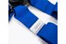 NRG Innovations FIA Approved Blue 6-Point Cam-Lock Racing Seat Belt Harness Compatible with Hans Devices - NRG Innovations SBH-HRS6PCBL