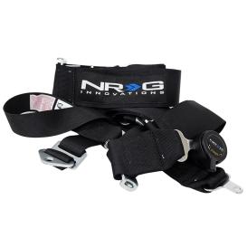 NRG Innovations SFI Approved Black 5-Point Cam-Lock Racing Seat Belt Hanress