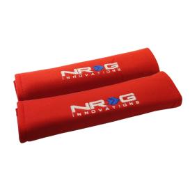   NRG Innovations Red Seat Belt Pads