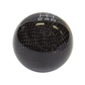 NRG Innovations Ball Style Black Carbon Fiber 5-Speed Shift Knob