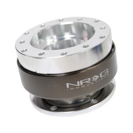 NRG Innovations Gen 2 SFI Certified Quick Release Hub in Silver Body, Chrome Ring