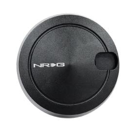 NRG Innovations Matte Black Steering Wheel Quick Lock with Free Spin Design