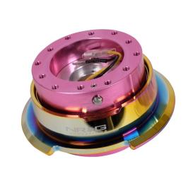 NRG Innovations Gen 2.8 Quick Release Hub in Pink Body, Neo Chrome Ring