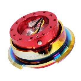 Gen 2.8 Quick Release Hub in Red Body, Neo Chrome Ring