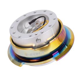 NRG Innovations Gen 2.8 Quick Release Hub in Silver Body, Neo Chrome Ring