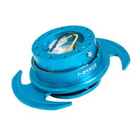 NRG Innovations Gen 3.0 Quick Release Hub in New Blue Body, New Blue Ring