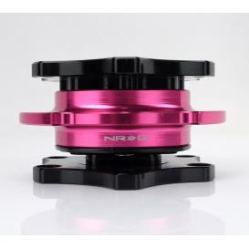 NRG Innovations Gen R 2.0 Quick Release Hub in Black Body, Pink Ring