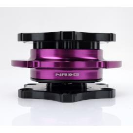 NRG Innovations Gen R 2.0 Quick Release Hub in Black Body, Purple Ring