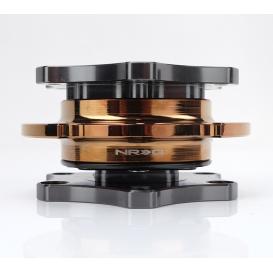   NRG Innovations Gen R 2.0 Quick Release Hub in Gun Metal Body, Rose Gold Ring