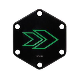 NRG Innovations Black Horn Delete With Green NRG Arrow Logo
