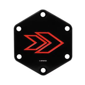 NRG Innovations Black Horn Delete With Red NRG Arrow Logo