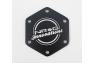 NRG Innovations Hexagonal Black Carbon Fiber Horn Delete with NRG Inovations Circular Logo - NRG Innovations STR-640CF