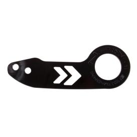   NRG Innovations Arrow Style Anodized Black Rear Tow Hook