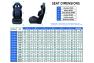 NRG Innovations Medium FRP Bucket Racing Seat in Black Fabric with Leather Lining - NRG Innovations FRP-330