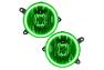 Oracle Lighting Plasma Green Halo Kit for V6 Grille Fog Lights - Oracle Lighting 1223-054