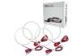 Oracle Lighting LED Red Halo Kit for Headlights - Oracle Lighting 2343-003