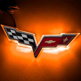 Oracle Lighting "Corvette" Amber LED Illuminated Emblem