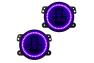 Oracle Lighting High Powered LED Black Fog Lights with UV/Purple LED Halos Pre-Installed - Oracle Lighting 5775-007