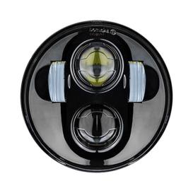 5.75" Round 40W Replacement LED Black Headlight