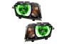 Oracle Lighting Headlights with Plasma Green Halos Pre-Installed - Oracle Lighting 7003-054