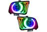 Oracle Lighting Headlights with LED ColorSHIFT No Controller Halos Pre-Installed - Oracle Lighting 7048-334