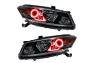 Oracle Lighting Headlights with LED Red Halos Pre-Installed - Oracle Lighting 7060-003