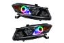 Oracle Lighting Headlights with LED ColorSHIFT 2.0 Halos Pre-Installed - Oracle Lighting 7060-333