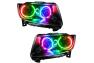 Oracle Lighting Chrome Headlights with LED ColorSHIFT Simple Halos Pre-Installed - Oracle Lighting 7070-504