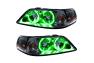 Oracle Lighting Headlights with LED Green Halos Pre-Installed - Oracle Lighting 7085-004