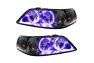 Oracle Lighting Headlights with LED UV/Purple Halos Pre-Installed - Oracle Lighting 7085-007
