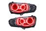 Oracle Lighting Headlights with LED Red Halos Pre-Installed - Oracle Lighting 7087-003