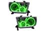 Oracle Lighting Headlights with LED Green Halos Pre-Installed - Oracle Lighting 7096-004
