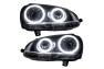 Oracle Lighting Chrome Headlights with LED White Halos Pre-Installed - Oracle Lighting 7098-001