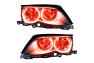Oracle Lighting Headlights with LED Red Halos Pre-Installed - Oracle Lighting 7104-003