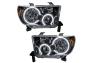 Oracle Lighting Black Headlights with Plasma White Halos Pre-Installed - Oracle Lighting 7119-051