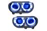 Oracle Lighting Headlights with LED Blue Halos Pre-Installed - Oracle Lighting 7132-002