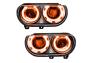 Oracle Lighting Headlights with LED Amber Halos Pre-Installed - Oracle Lighting 7132-005