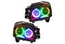 Oracle Lighting Headlights with LED ColorSHIFT Halos Pre-Installed - Oracle Lighting 7173-330