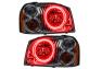 Oracle Lighting Headlights with LED Red Dual Halos Pre-Installed - Oracle Lighting 7178-003