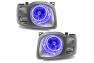 Oracle Lighting Headlights with LED UV/Purple Halos Pre-Installed - Oracle Lighting 7179-007